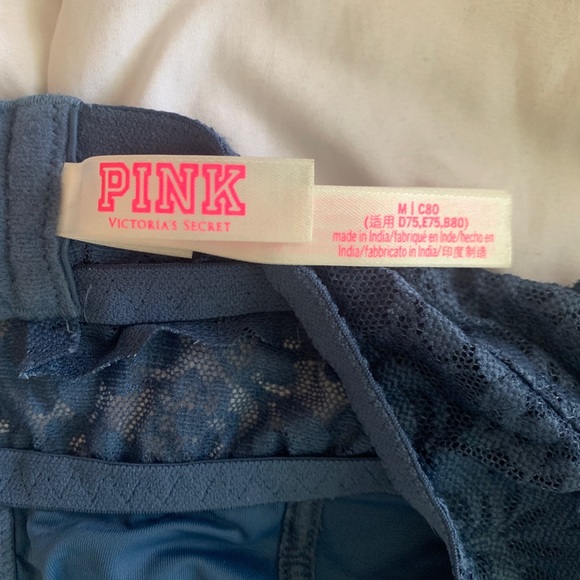 Blue Halter Bralette - Picture 4 of 4